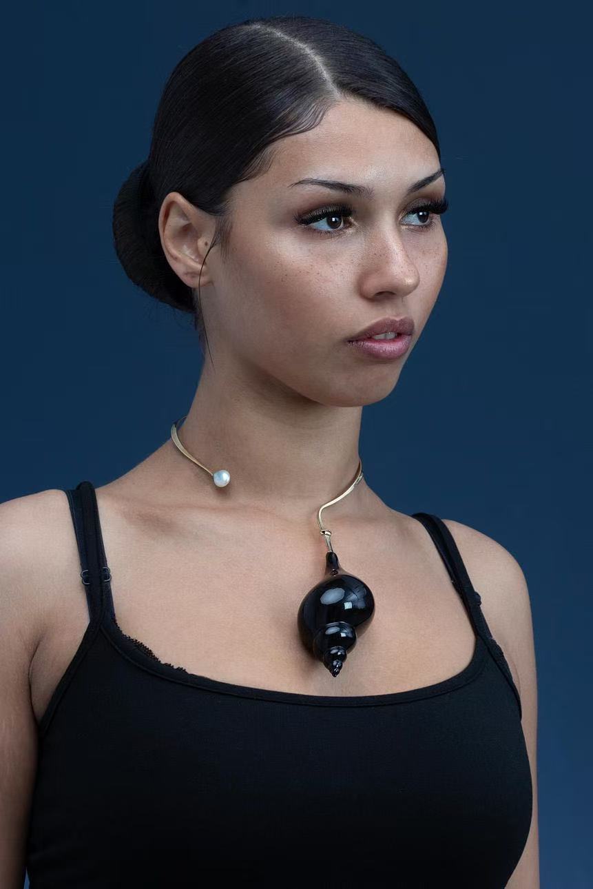 Necklace on Model